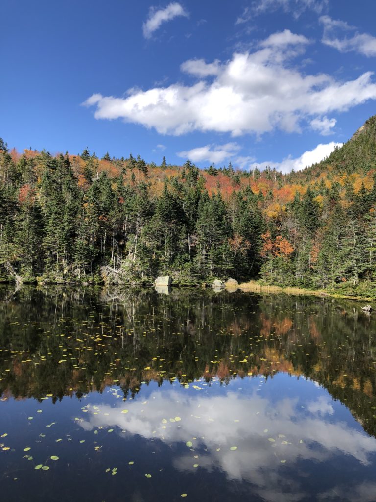 Carter Lake, seen while hiking the Carter range in the White Mountains, New Hampshire