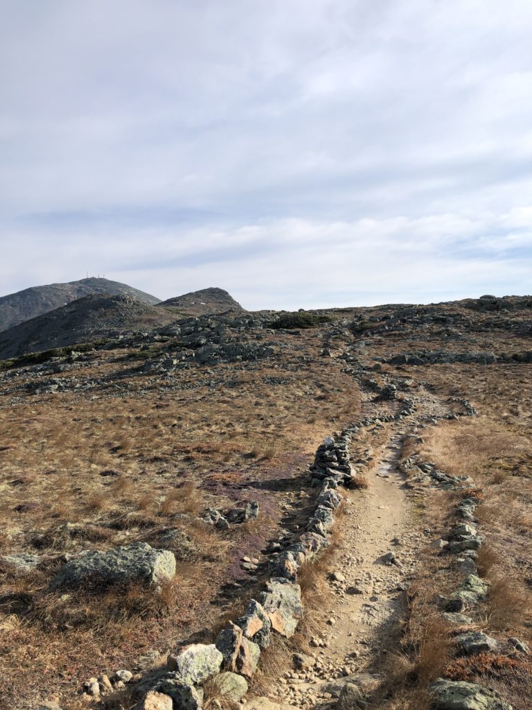 Crawford Path, seen while hiking Mt Monroe and Mt Washington in the White Mountains, New Hampshire