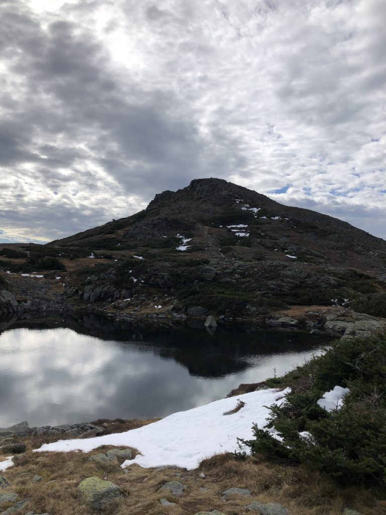 Lake of the Coulds, seen while hiking Mt Monroe and Mt Washington in the White Mountains, New Hampshire