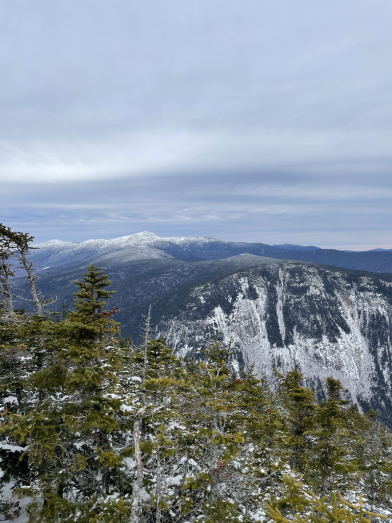 A view of Mt. Washington, seen while hiking Mt. Tom, Mt. Willey, and Mt. Field in the White Mountains, New Hampshire