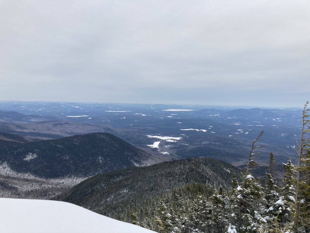 The summit of Mt. Whiteface in the White Mountains, New Hampshire