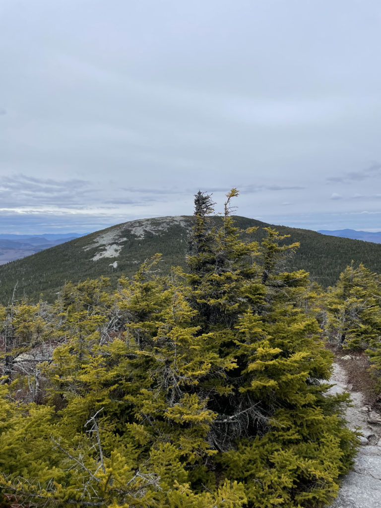 The Baldpates, seen while hiking and backpacking the Grafton Notch Loop Trail in the White Mountains, Maine