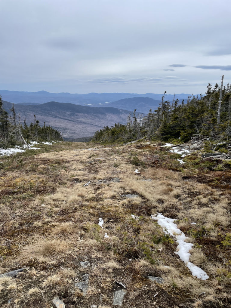 A view from the summit seen while hiking Sugarloaf and Spaulding Mountains in Western Maine