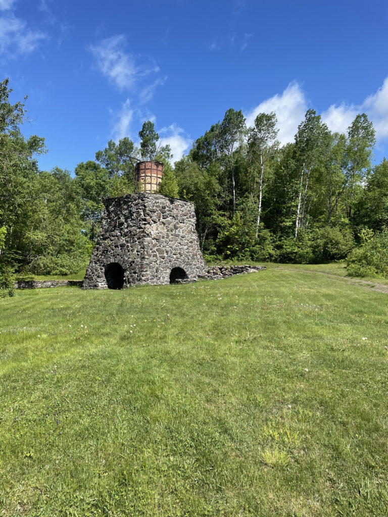 Katahdin Iron Works state historic site in the North Maine Woods