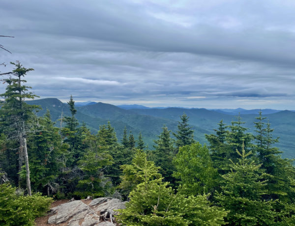 The view from the summit of Mt. Tecumseh, White Mountains, NH