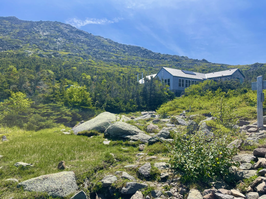 Madison Spring Hut seen while hiking Mt. Madison in the White Mountain National Forest, New Hampshire