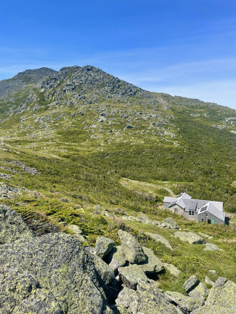 Madison Spring Hut seen while hiking Mt. Madison in the White Mountain National Forest, New Hampshire