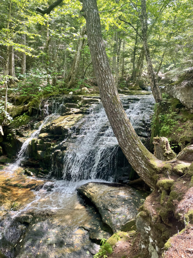 Waterfall seen while hiking Mt. Madison in the White Mountain National Forest, New Hampshire