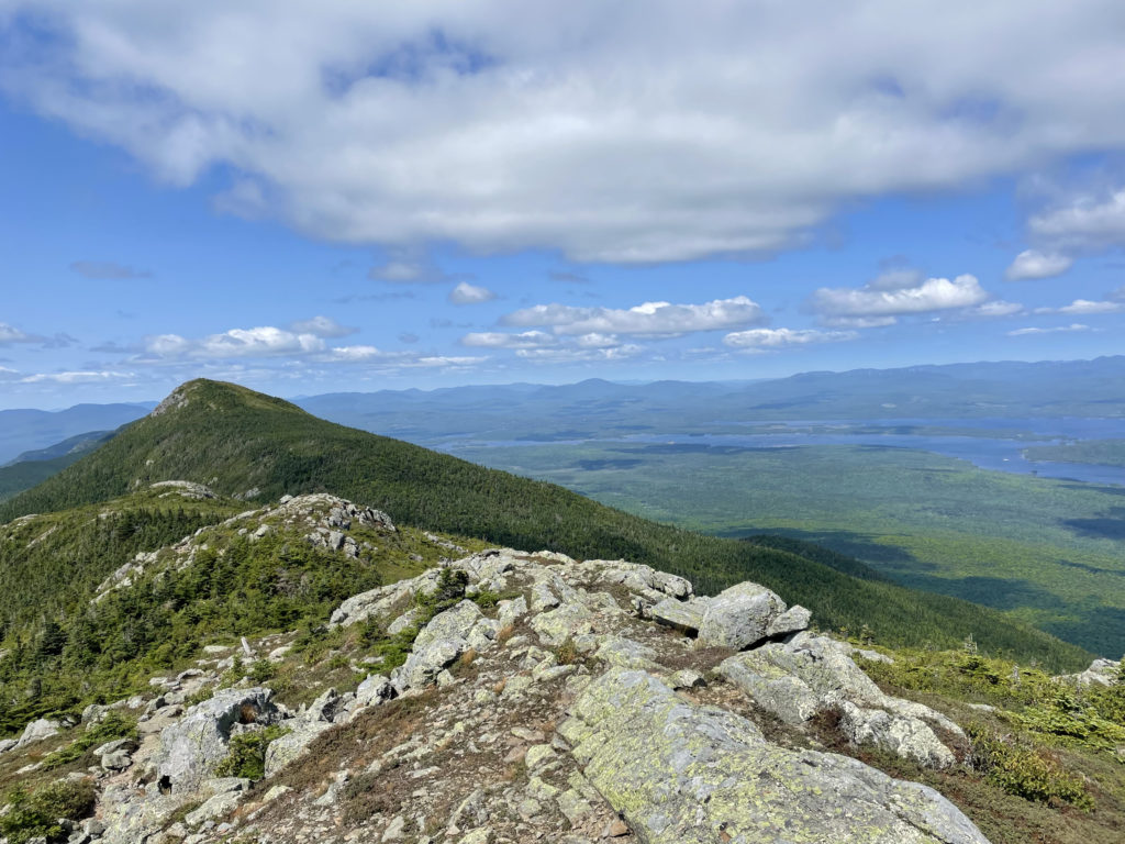 Bigelow Ridge, seen while hiking Bigelow Mountain in Western Maine