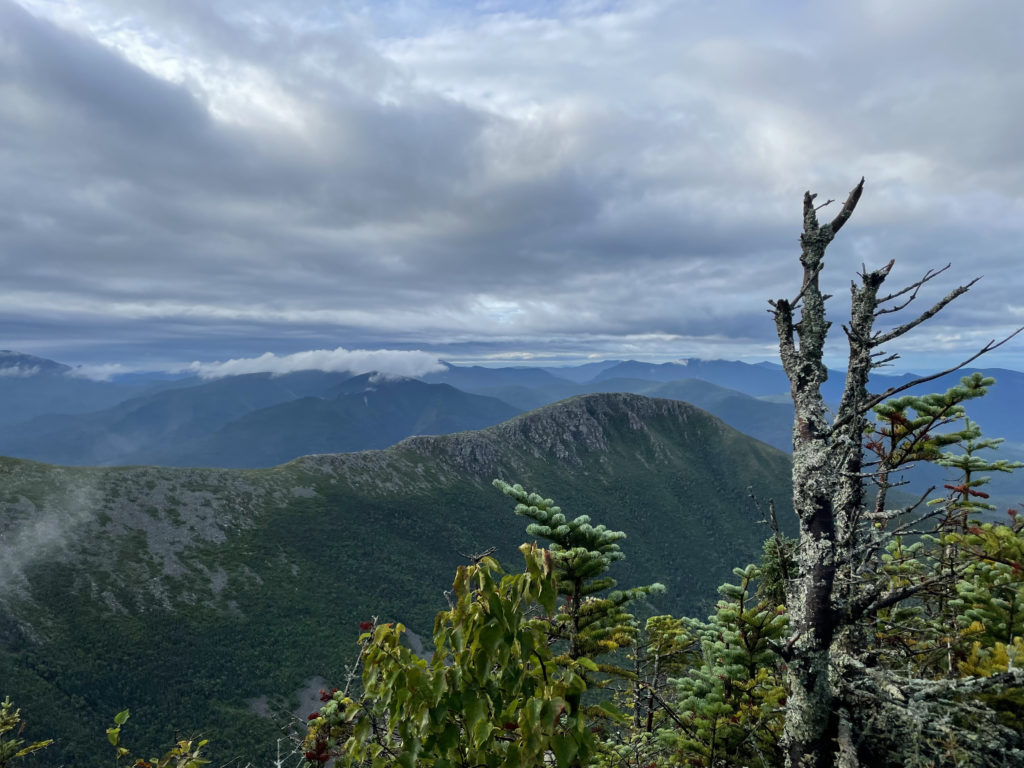 The Bonds ridge, seen while hiking West Bond, Mt Bond, and Bondcliff in the White Mountains National Forest, New Hampshire