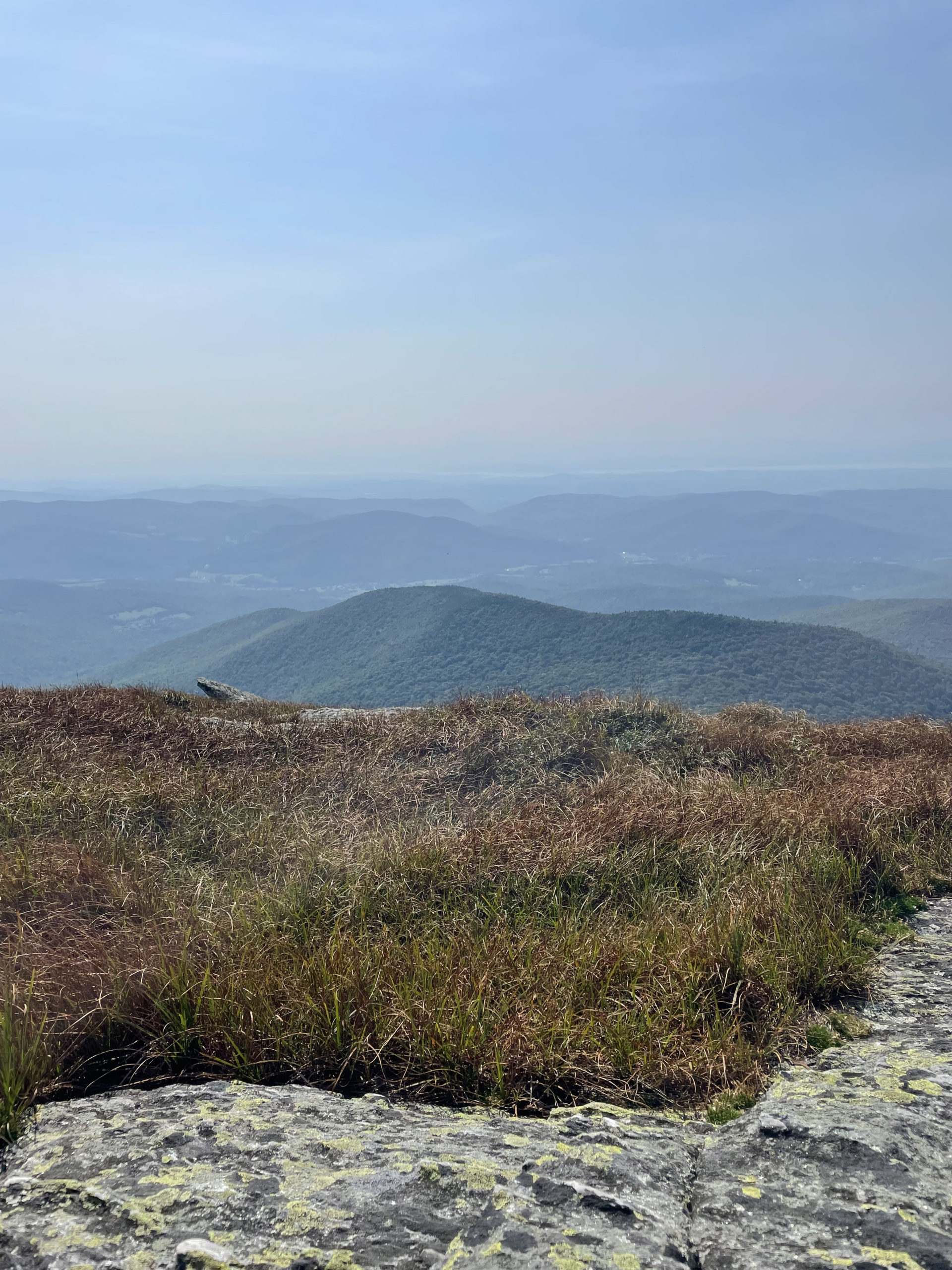 View from the summit, seen while hiking Camel's Hump in the Green Mountains, Vermont