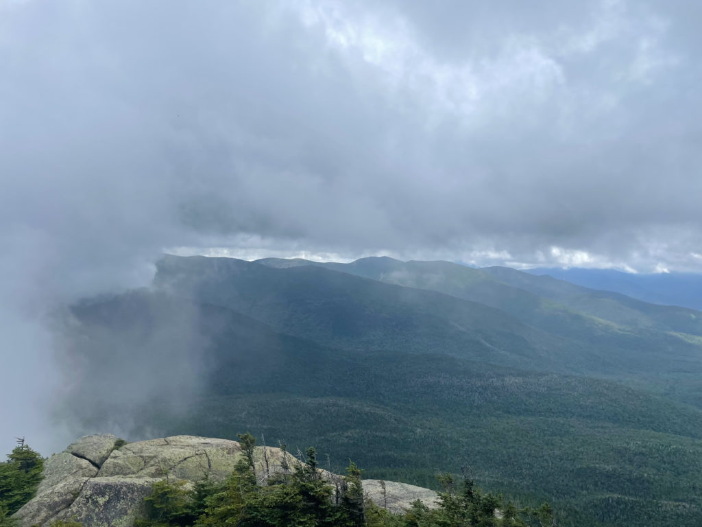 Summit view of ridge, seen while hiking Mt. Garfield in the White Mountain National Forest, NH