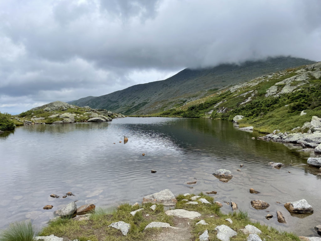 Lakes of the Clouds and Mt Washington, seen while hiking Mt. Pierce and Mt. Jackson in the White Mountains National Forest, New Hampshire