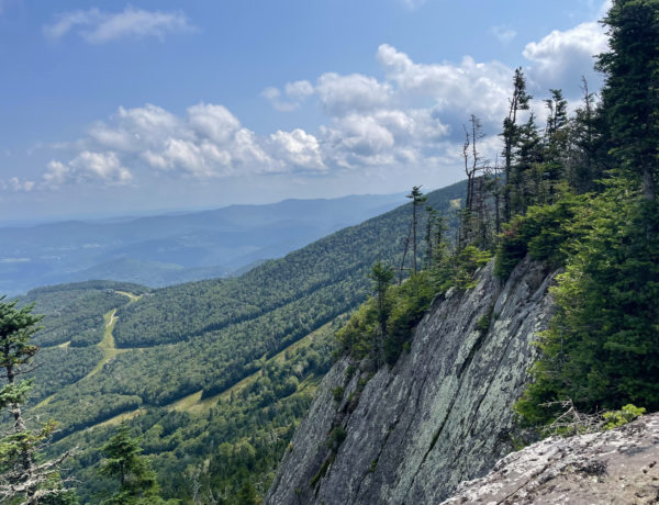View from the Long Trail, seen while hiking Mt Ellen and Mt Abraham, Green Mountains, Vermont