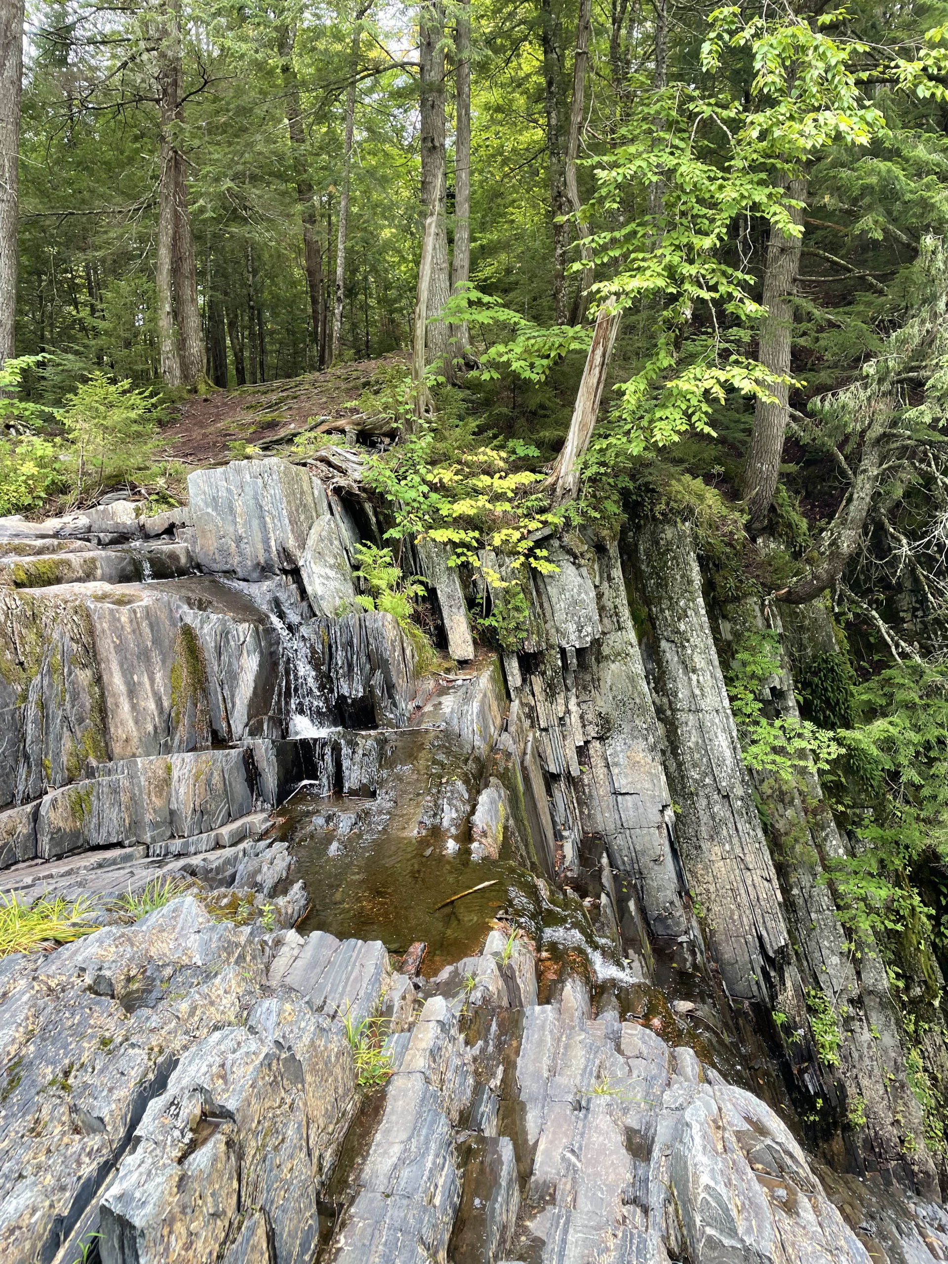 Little Wilson Falls, day 1, 100 Mile Wilderness, Maine Appalachian Trail