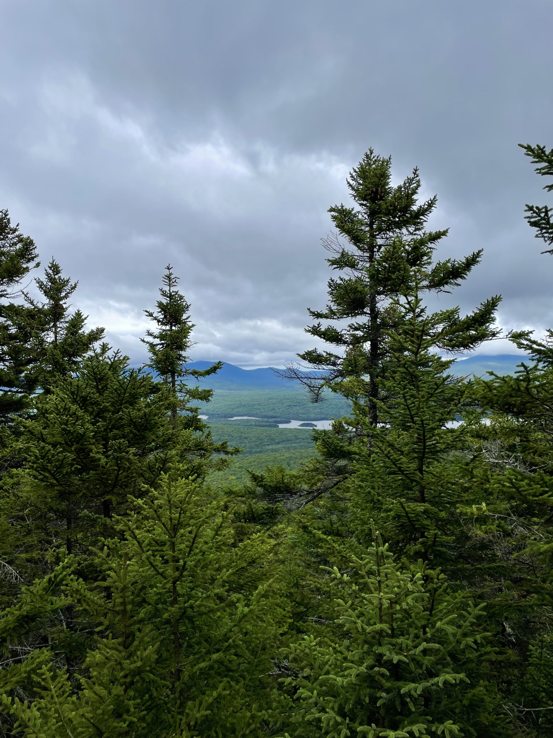 View, day 2, 100 Mile Wilderness, Maine Appalachian Trail
