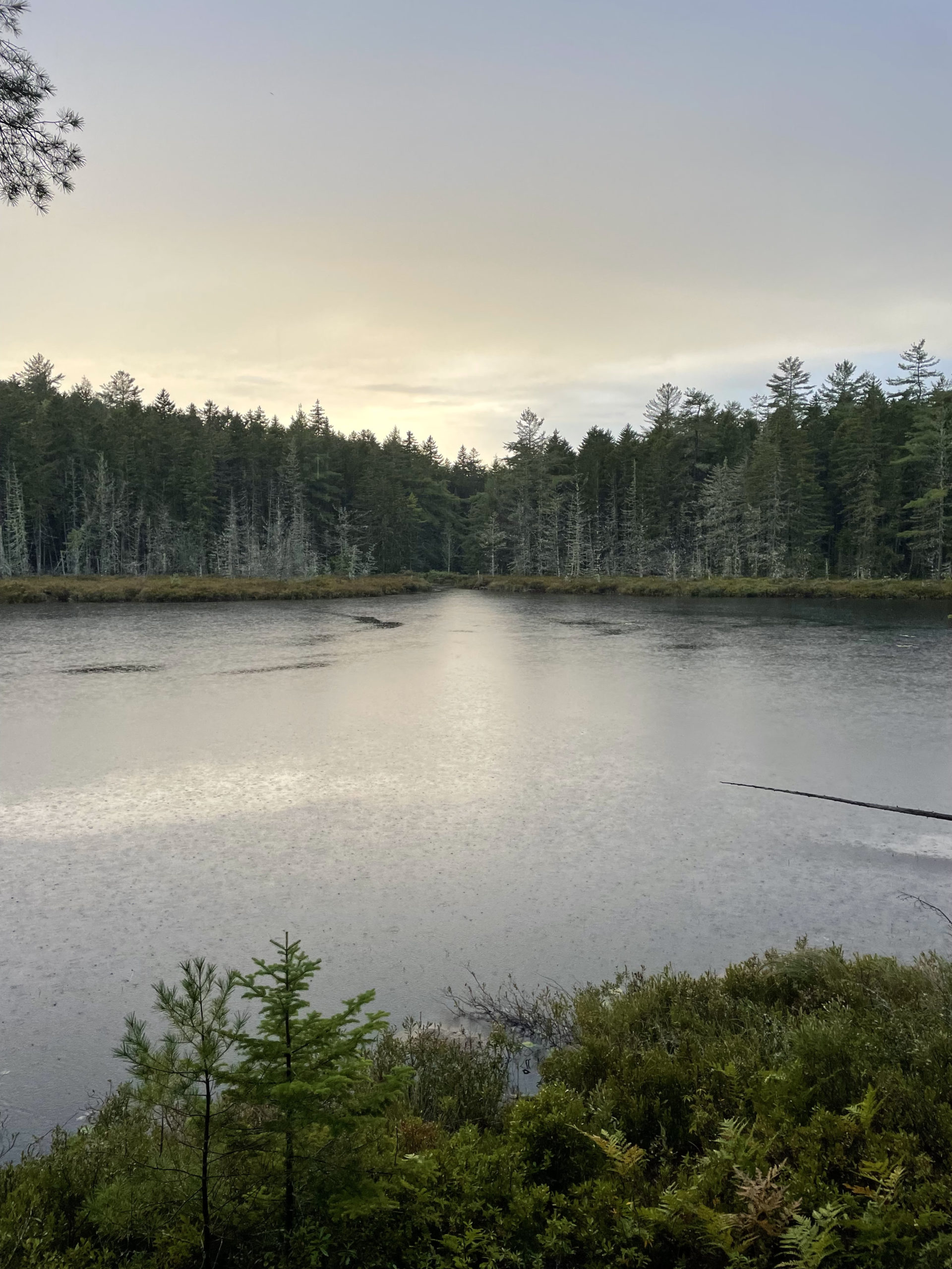 Crescent Pond, day 5, 100 Mile Wilderness, Maine Appalachian Trail
