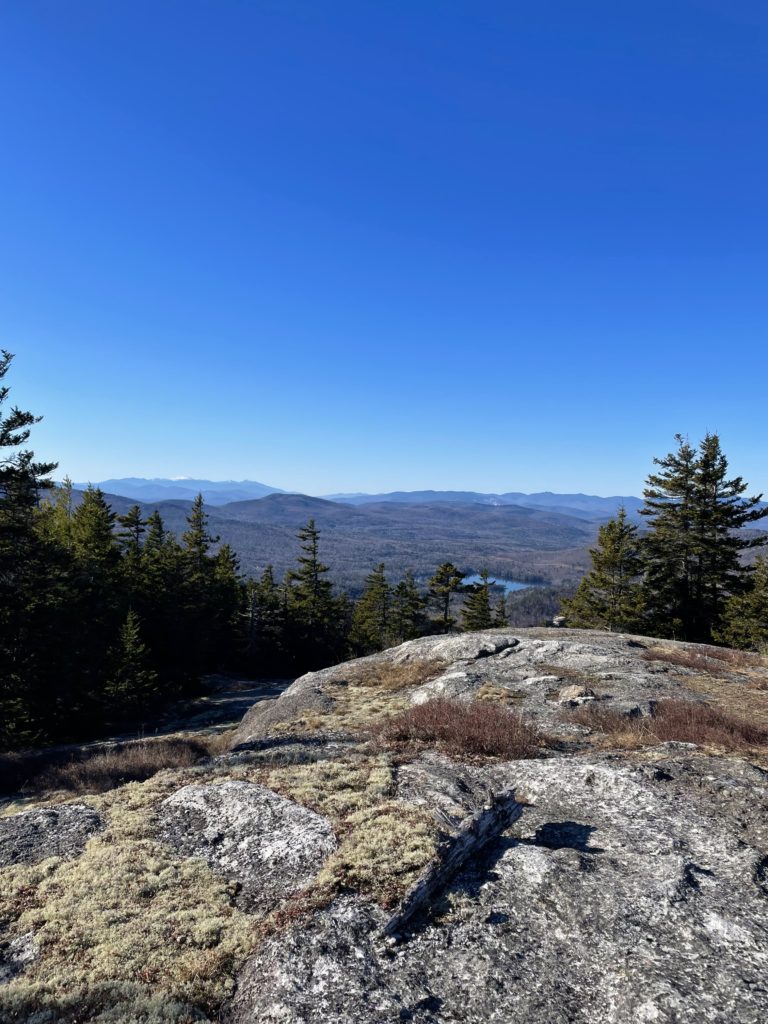 Looking west from the summit of Speckled Mtn in Woodstock, Maine