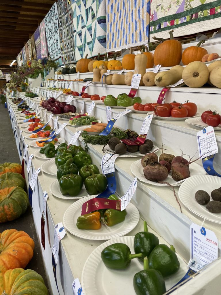Produce at the Fryeburg Fair, Maine