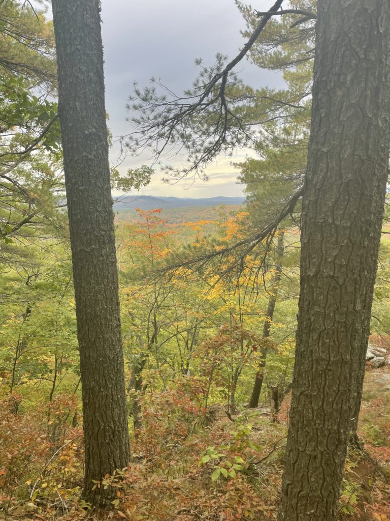 A autumn view, seen on Mount Tom Trail, Mt. Tom, Fryeburg, Maine