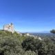 Looking at Les Alpilles and Mount Ventoux from a trail in Saint Remi, Provence, France
